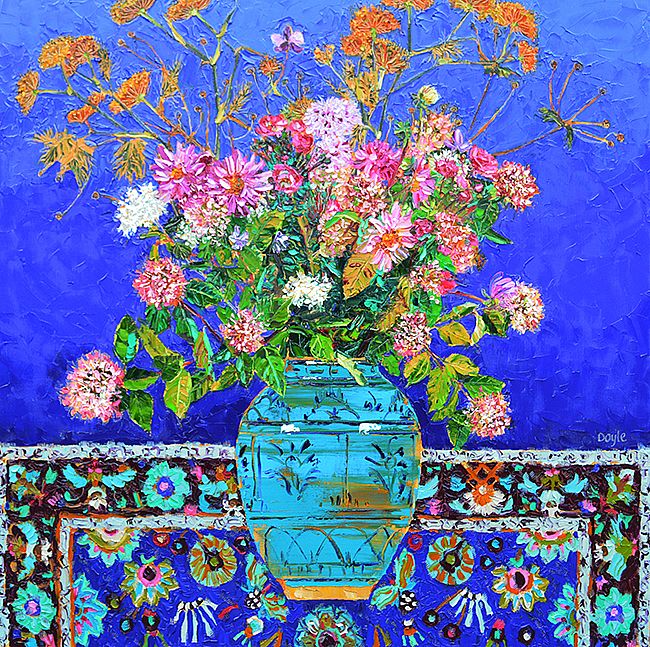 Persian Flower Arrangement  by Lucy Doyle